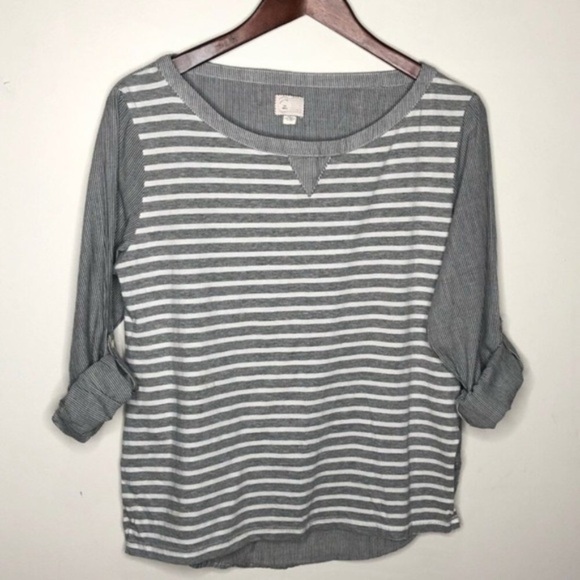 ANTHROPOLOGIE Postmark Conductor Stripe Top - Picture 8 of 12
